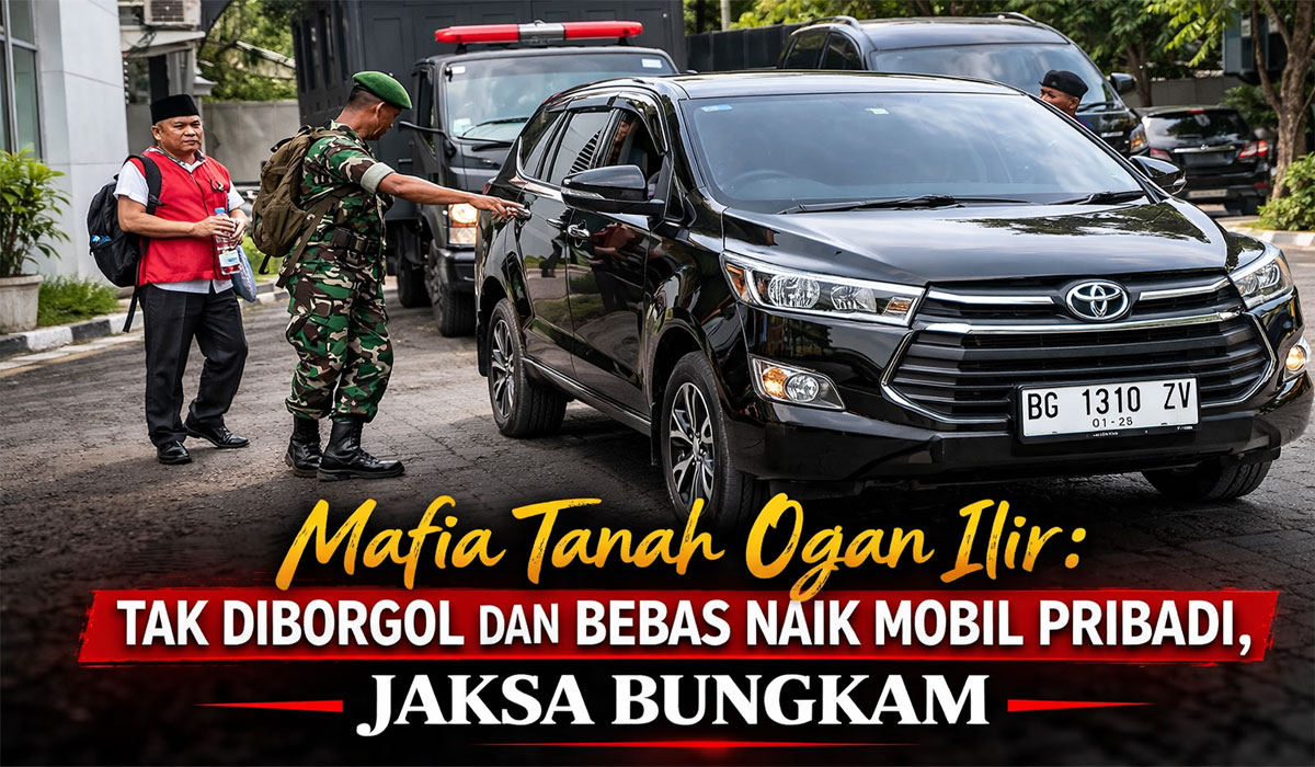 Mafia Tanah Ogan Ilir: Tak Diborgol dan Bebas Naik Mobil Pribadi, Jaksa Bungkam